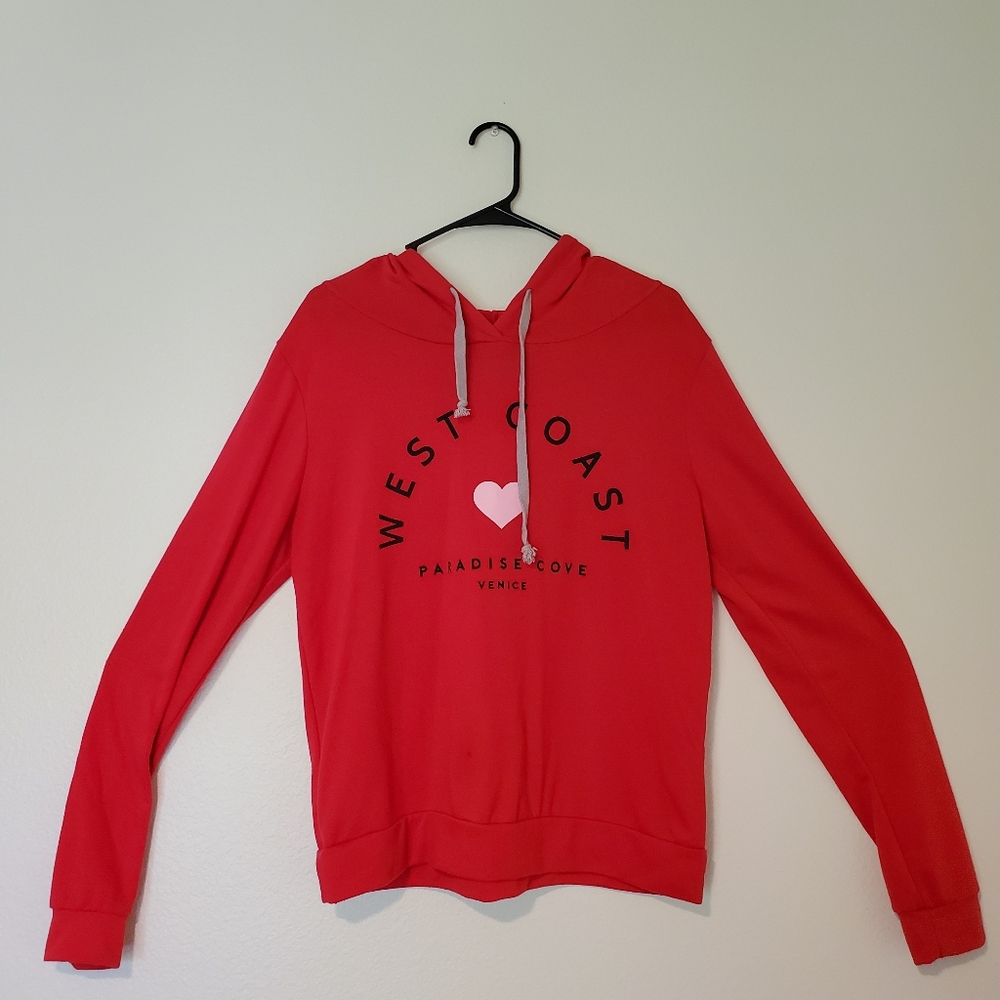 West Coast Red Hoodie